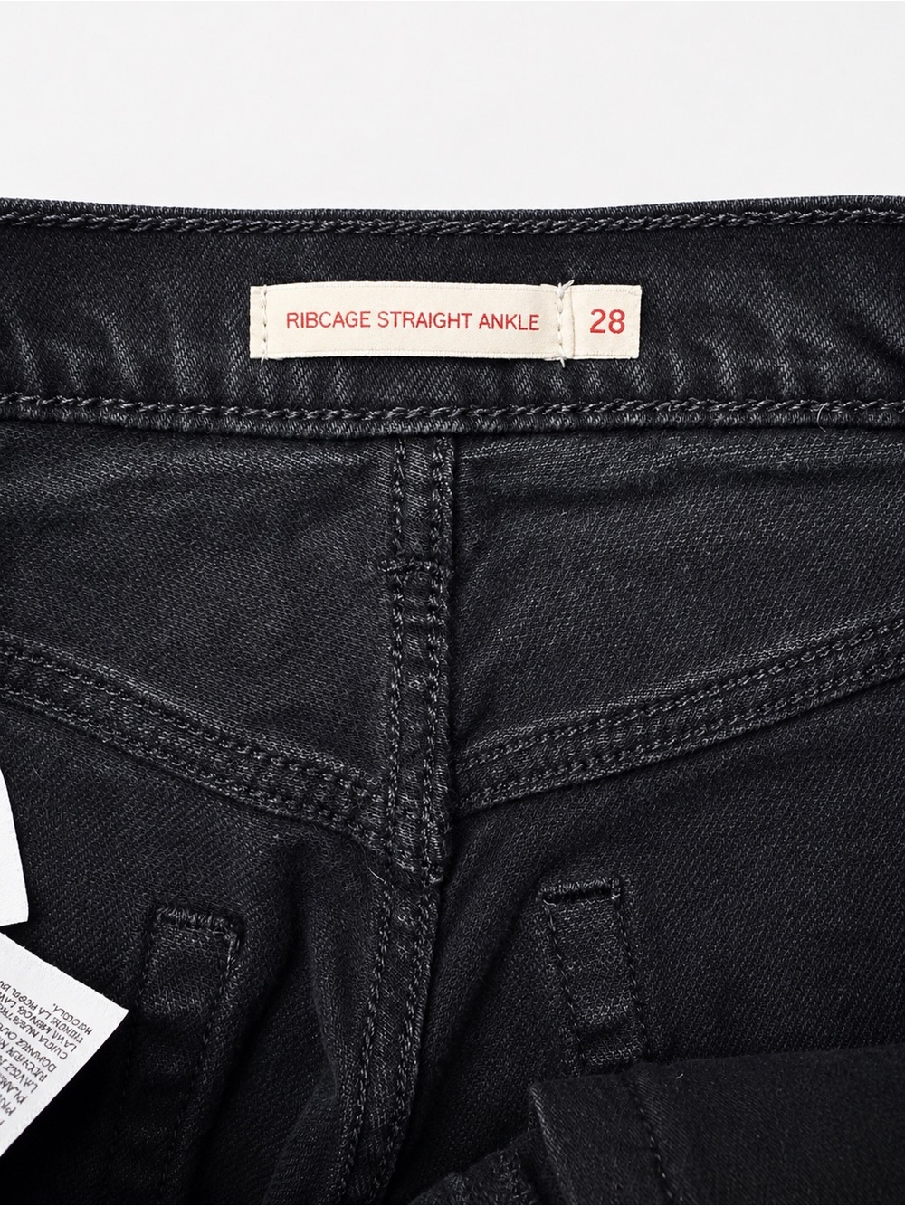 Black High-Rise Straight Women's Jeans - Picture 6 of 13